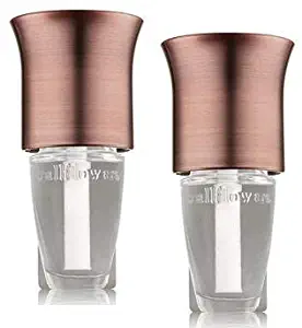 Bath and Body Works 2 Pack Brushed Faux Copper Flare Wallflowers Fragrance Plug.