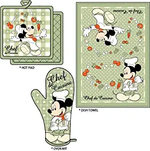 Disney Mickey Chef de Cuisine Kitchen Towel Set