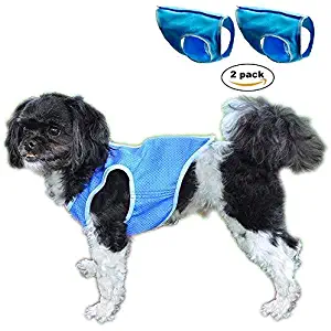 Dog Cooling Vest,Swamp Cooler Jacket for pet,Pet Cooling Coat for Small and Medium Dogs 2pack