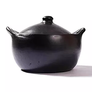 Black Clay, La Chamba Stew Pot - Large - 6 quarts