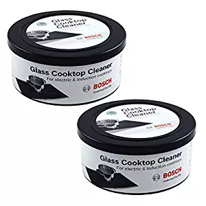 Bosch 12010030 Glass Cooktop Cleaner For Electric & Induction Cooktops Set of Two 12-ounce tubs