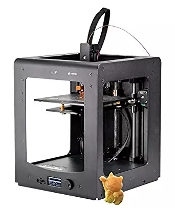 Monoprice Maker Ultimate 3D Printer with Large Heated (200 x 200 x 175mm) Build Plate, MK11 DirectDrive Extruder + Free Sample PLA Filament & 4GB MicroSD Card Preloaded with Printable 3D Models