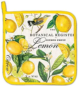 Michel Design Works Cotton Potholder, Lemon Basil