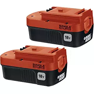 BLACK+DECKER 18 Volt Battery NiCd 2-Pack (HPB18-OPE2)