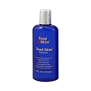 Tend Skin After Shave Solution for Ingrown Hairs, Razor Bumps & Razor Burns on Womens legs / underarms / bikini lines & Mens neck / body / head, 4 ounce