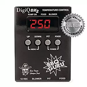 DigiQ BBQ Temperature Controller, Digital Meat Thermometer, for Weber Smokey Mountain Cooker Adaptor, Pit Viper Fan