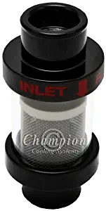 Champion Cooling Systems CCHFBLK-1.50 Inline Coolant Filter 1-1/2 Inlet/Outlet B