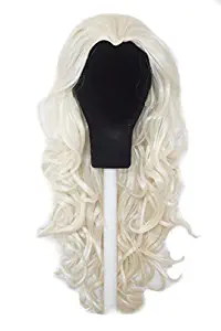 Aya - Buttercream Blond Wig 25'' Curly Layered Cut with Widow's Peak and no bangs