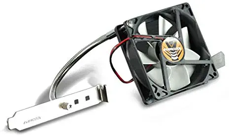Evercool Python Flexible Gooseneck Multi Angle Internal Fan 92mm x 25mm 4 Pin