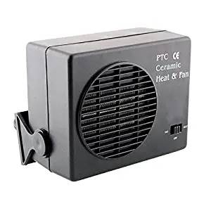 Rectangle Car Heater, 12v Portable 2 in 1 Defroster 150w Demister, Quick Heating Auto Electric Fan Warmer Cooler