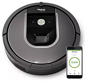iRobot Roomba 960 Robot Vacuum with Wi-Fi Connectivity, Works with Alexa, Ideal for Pet Hair, Carpets, Hard Floors