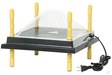 Premier Chick Heating Plate Kit - Includes Cover and Warms Up to 20 Chicks - 12" W x 12" L
