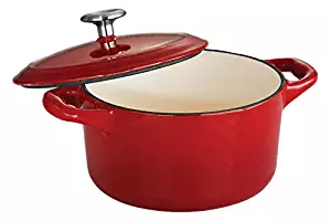 Tramontina Enameled Cast Iron Covered Small Cocotte, 24-Ounce, Gradated Red