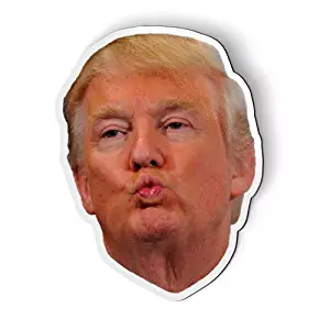AK Wall Art Donald Trump Face - Magnet - Car Fridge Locker - Select Size