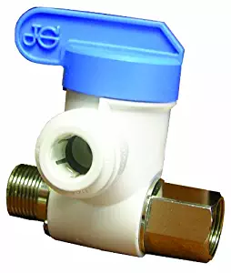 JG Speedfit ASVPP1LF 3/8-Inch by 3/8-Inch by 1/4-Inch Angle Stop Adapter Valve