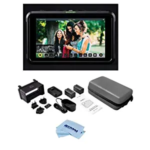 Atomos Shinobi SDI 5" 3G-SDI & 4K HDMI HDR Pro Monitor, 1920x1080 Resolution - Bundle 5" Accessory Kit for Shinobi, Shinobi SDI and Ninja V Monitors, Microfiber Cloth