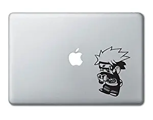 Chibi Kakashi Reading Naruto Printed Clear Vinyl Decal Sticker Compatible with Apple MacBook Pro Air 11" 12" 13" 15" All Years Laptop Trackpad Keyboard (11&rdquo;, 12&rdquo; Macbook)