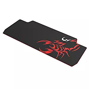 Eureka Gaming Full-Cover XL Mouse Pad, Computer & PC, 56.723.40.08 inches, Red & Black