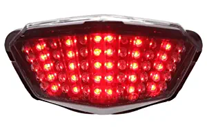 Integrated Sequential LED Tail Lights Smoke Lens for 2008-2012 Kawasaki Ninja 250R