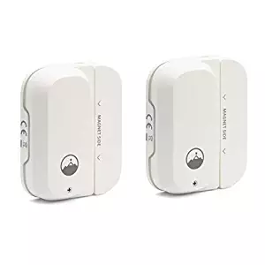 Fox&Summit FS-WDS100 Door and Window Sensor, WiFi Enabled Battery Operated Smart Sensor, Security Alarm Door Sensor, No Hub Required [2 PK]