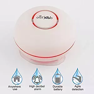 Water Leak Detector -Ourjob Water Alarm Surveillance Systems Water Detectors for Home Security, Kitchen，Bathroom, Basement