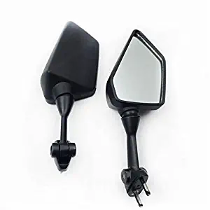 HTT Motorcycle Black Left and Right Rearview Side Mirror For KAWASAKI NINJA 250R EX250 2008-2013