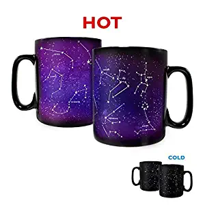 Trend Setters Ltd. – Zodiac Constellations – Astrology Horoscope Stars Birthday - Morphing Mugs Heat Sensitive Clue Mug – Hidden image appears when hot liquid is added