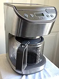 KRUPS KM406 1100W PROGRAMMABLE 12-CUP DRIP COFFEE-MAKER, STAINLESS STEEL. WORKS GREAT! GREAT CONDITION!!