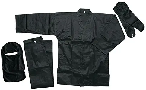 Ace Martial Arts Supply Black Ninja Uniform