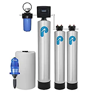 Iron/Manganese Whole House Water Filter & Salt-Free Softener (1-3 Bathrooms)