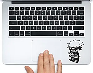 Chibi Kakashi Reading Naruto Printed Trackpad Clear Vinyl Decal Sticker Compatible with Apple MacBook Pro Air 11" 12" 13" 15" All Years Laptop Trackpad Keyboard (13&rdquo; Macbook Air)