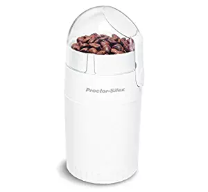 Proctor Silex E160BY Fresh Grind Coffee Grinder, White