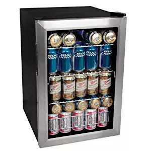 EdgeStar BWC90SS 84 Soda Can Beverage Cooler - Stainless Steel