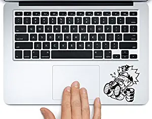 Chibi Naruto Eating Ramen Printed Trackpad Clear Vinyl Decal Sticker Compatible with Apple MacBook Pro Air 11" 12" 13" 15" All Years Laptop Trackpad Keyboard (New 13&rdquo; Macbook Pro)