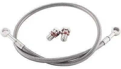 KAWASAKI 1986-1987 Ninja EX 250 E NINJA GALFER REAR STAINLESS STEEL BRAIDED BRAKE LINE KIT