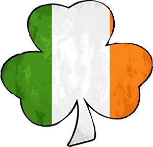 WickedGoodz Shamrock Refrigerator Magnet - Irish Flag Shamrock - Perfect Irish Heritage Gift