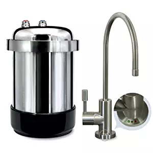 WaterChef® U9000 Premium Under-Sink Water Filtration System (Brushed Nickel Faucet)