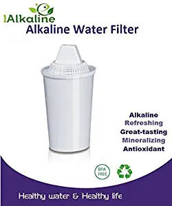 1Alkaline Replacement Alkaline Water Filter turns ordinary water into alkaline and ionized water