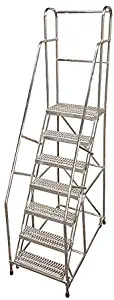 Cotterman A7R2630A4B3C50M6P6 - Rolling Ladder Steel 100In. H. Gray