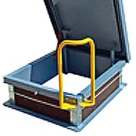 Acudor Safety Ladder Extension, Steel, Yellow