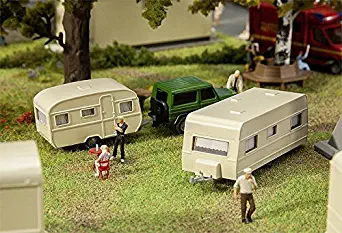 Faller 140483 of Travel Trailers HO Scale Building Kit