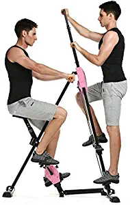 Anfan Vertical Climber Exercise Climbing Machine Fitness Cardio Workout Trainer for Home Gym
