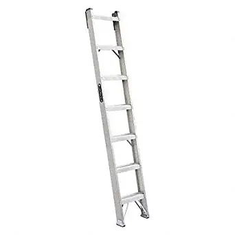 Louisville Straight Ladder 7 ft. Aluminum Natural