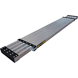 Metaltech M-PEP7000AL 9 ft. Aluminum Telescoping Work Plank with 250 lb. Load Capacity