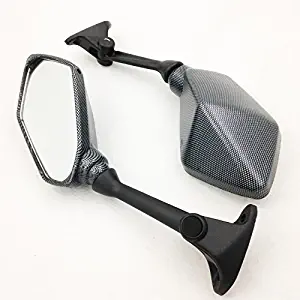 XKH Group Mirror For Kawasaki Er 6F 2009 2010 Z1000Sx Ninja 650R 400R 2011 Carbon fiber NEW