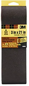 3M 99265NA Sanding Belt Medium 80-Grit, 3 by 21-Inch, 5-Pack