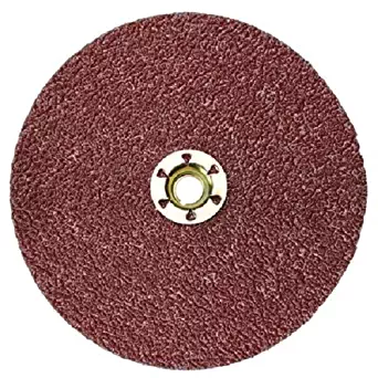 3M Cubitron II Fibre Disc 982C TN Quick Change, Precision Shaped Ceramic Grain, Wet/Dry, 4-1/2" Diameter, 36+ Grit, Brown (Pack of 25)