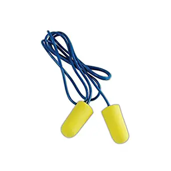 312-1223 E-A-R Taper Fit 2 Foam Regular Corded Earplugs, OSFA, Red