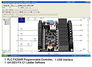 PLC Controller and Programming Software, USB Interface, Ladder Logic Automation w Training Bonus