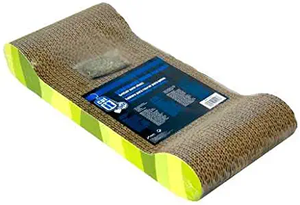 Catit Style Scratcher with Catnip - Jungle-Stripe Lounge